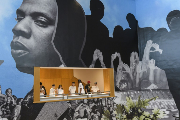 Jay-Z fans have formed long queues to see the exhibit since it opened