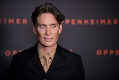 Irish actor Cillian Murphy who plays the haunted physicist in the film "Oppenheimer"