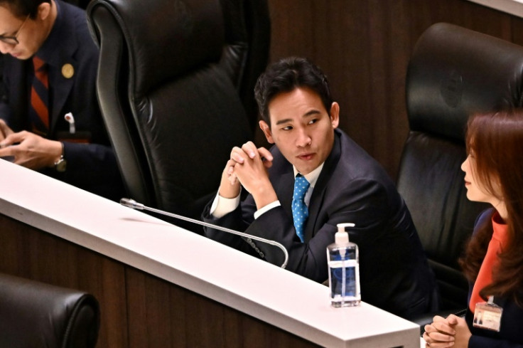 Pita Limjaroenrat was suspended from parliament on Wednesday