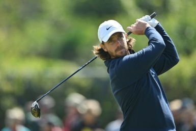 Tommy Fleetwood shares the clubhouse lead at the British Open on five under par
