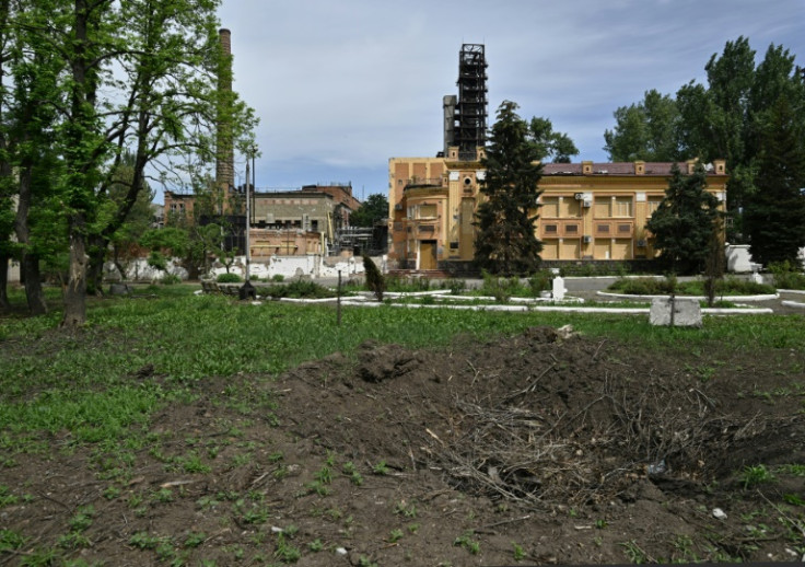 Russia has started to target a chemical plant in the Bakhmut region with regular bombing raids