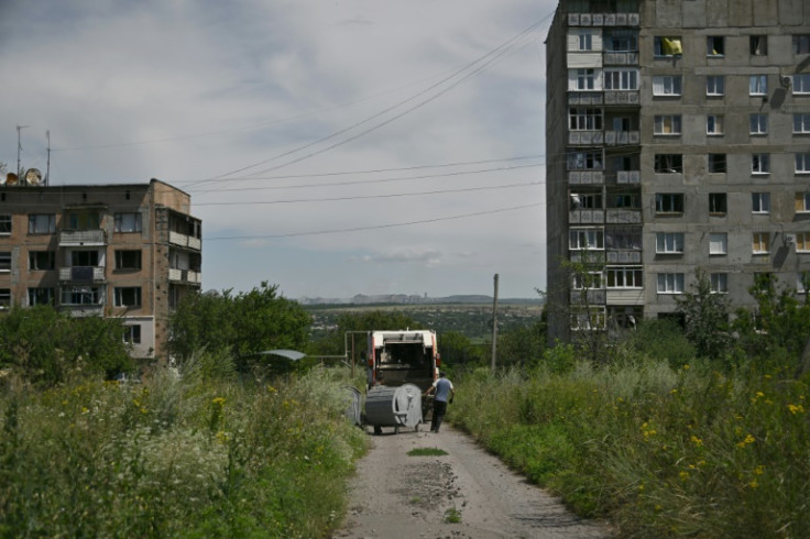 Ukraine's New York is a frontline settlement with few buildings spared the ravages of war
