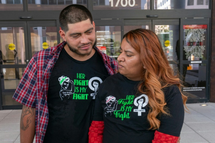 Samantha Casiano and Luis Villasana -- Casiano's unborn child had a fatal health defect, but abortion is banned in Texas