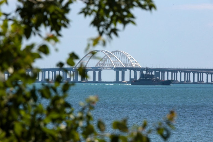 Road traffic across the Crimea bridge only resumed Saturday after a Ukrainian attack damaged the bridge Tuesday