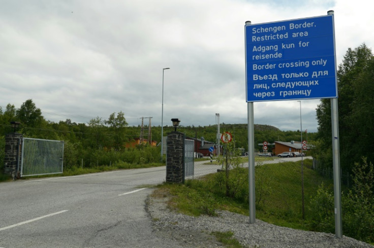 The Norwegian-Russian border at Storskog