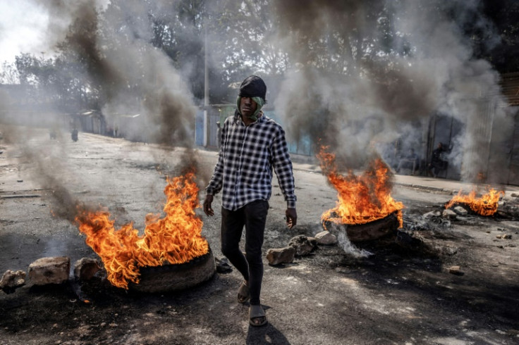 The demonstrations have previously descended into looting and deadly clashes with police