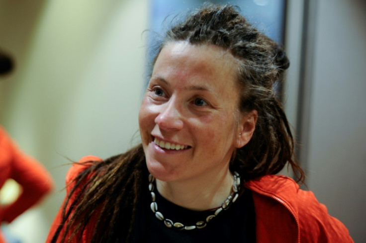 Norwegian climber Kristin Harila during an interview with AFP in May, 2023