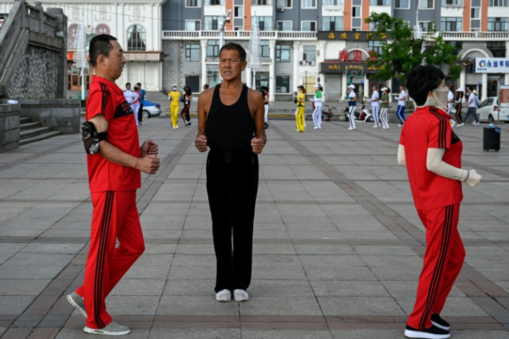 Yu Jicheng designed the routine in 2008 and still teaches daily public classes in Jiamusi