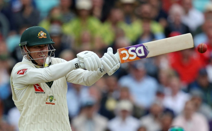 Australia's David Warner passed fifty as the tourists chase down 384 to win the fifth Ashes Test