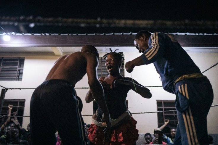 Voodoo wrestler Maitresse Libondans says she invokes the spirits of her ancestors when she steps into the ring