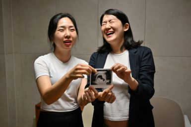 The couple decided to speak publicly to raise awareness of same-sex parenthood in South Korea