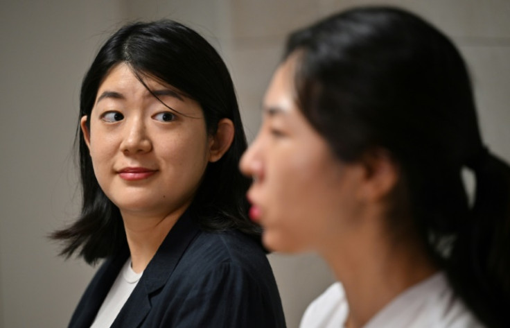 When Kim Kyu-jin (L) and her wife Kim Sae-yeon decided they were ready to have a baby, their domestic options were limited