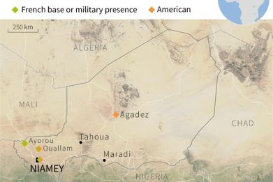 Niger: French and US military bases