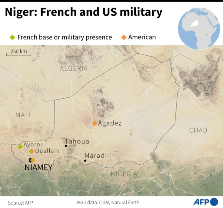Niger: French and US military bases