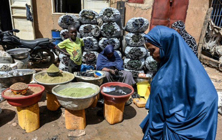 A market in Niamey on Tuesday