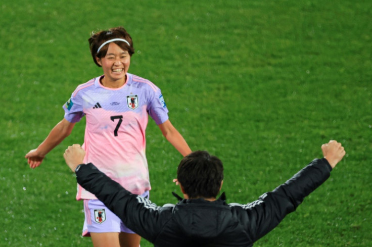 Hinata Miyazawa of Japan leads the race for the golden boot on five goals