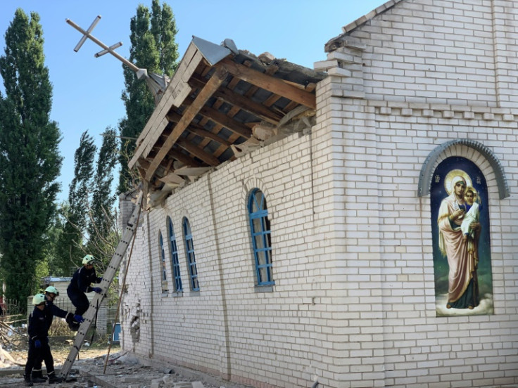 A Russian attack on Ukraine's southern city of Zaporizhzhia killed two people, Ukrainian officials said