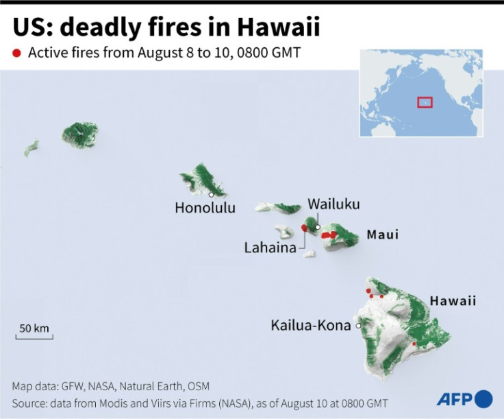 US: deadly fires in Hawaii