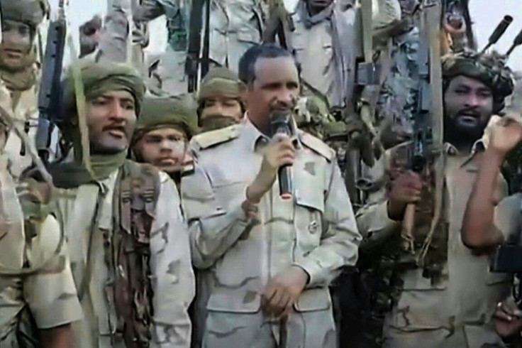 In a rare video message flanked by his paramilitaries, RSF chief Mohamed Hamdan Daglo urges regular army troops to surrender their commander General Abdel Fattah al-Burhan and his top aides