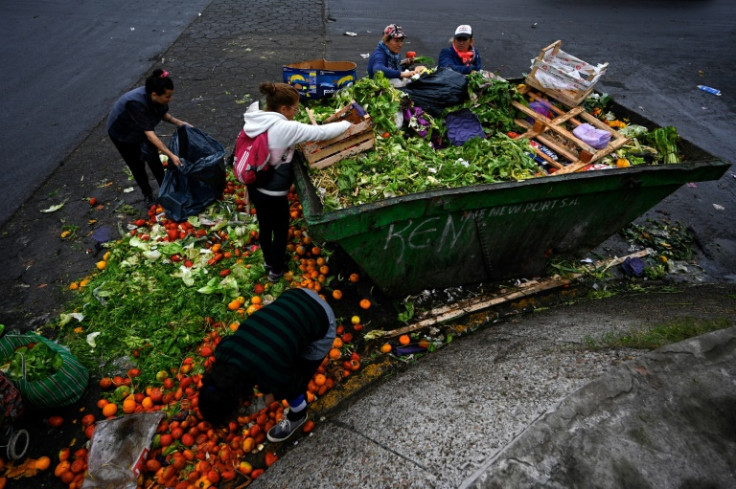 Poverty has soared in Argentina, with many residents resorting to digging through trash for food or items to sell