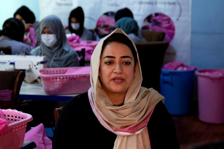 Arezo Osmani founded Safe Path Prosperity Social Enterprise, which produces reusable sanitary pads, in 2021