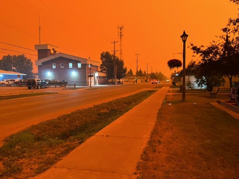 Military Airlifts Provide Escape As Wildfires Sweep Canada’s Far North