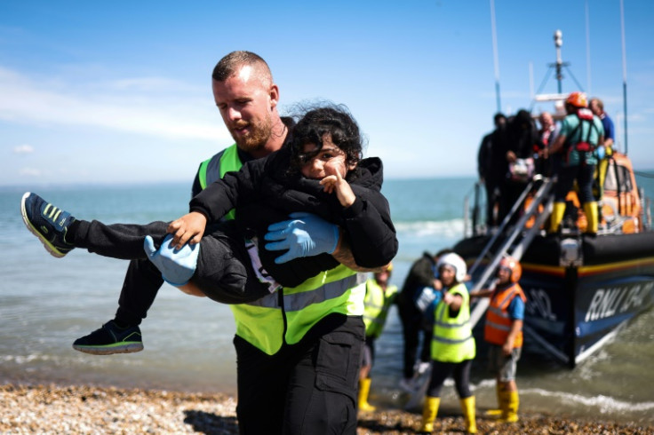 Many of those intercepted by lifeboat crews were children