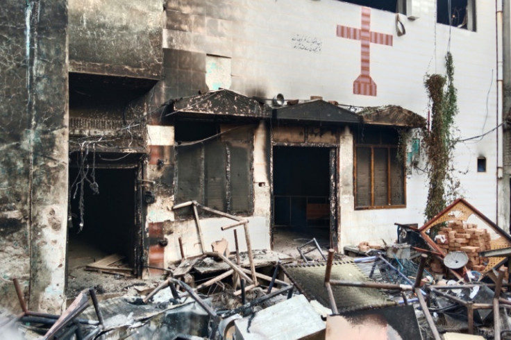 The violence broke out in Jaranwala, on the outskirts of the industrial city of Faisalabad, after allegations spread that Christians had desecrated the Koran