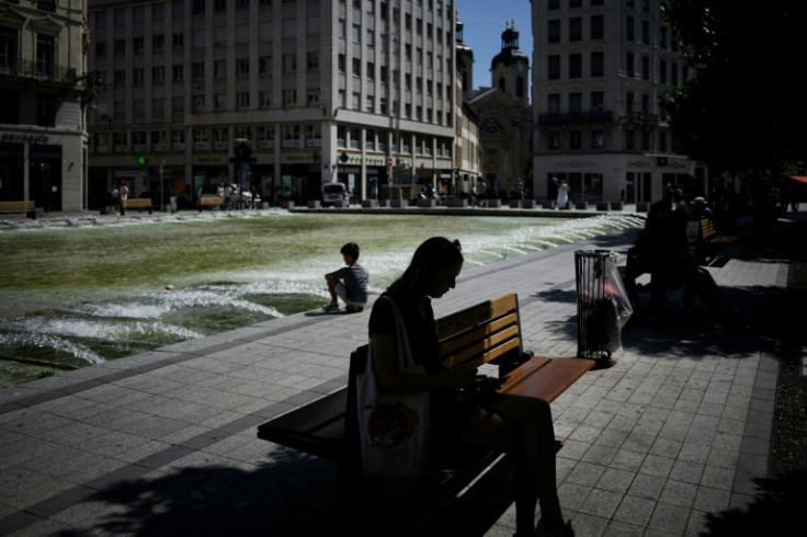 Many French people have been keeping to the shade as high temperatures weigh on the country