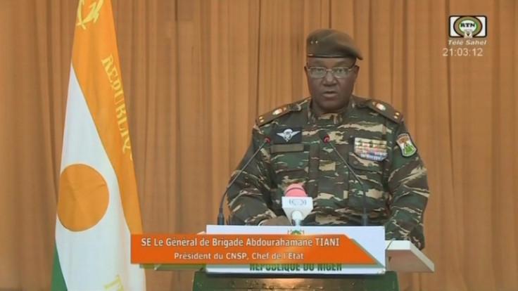 Niger's new military ruler warned on Saturday against outside intervention