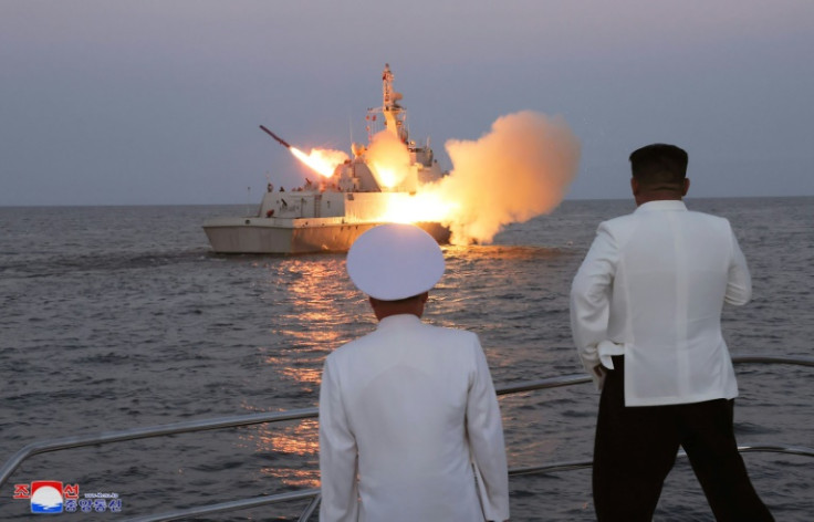 North Korean leader Kim Jong Un visited a navy unit and oversaw a strategic cruise missile test