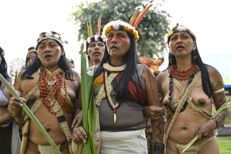 Waorani Indigenous activists urge Ecuadorans to vote "Yes" to halt oil drilling in Yasuni National Park