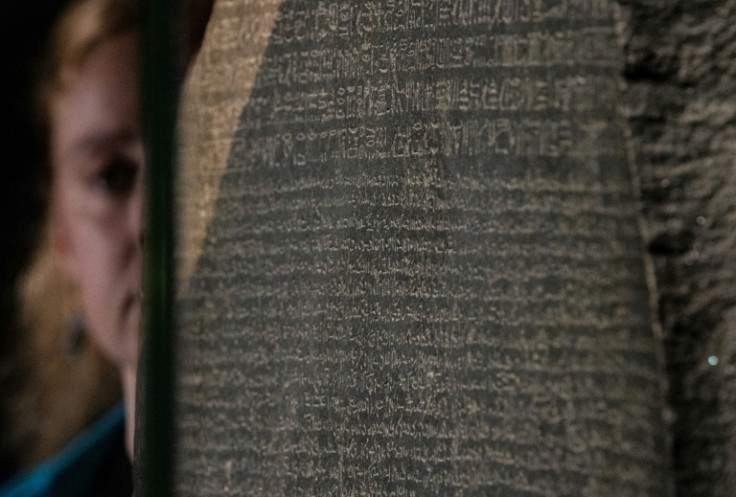 Another prize exhibit is the Rosetta Stone