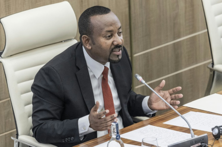 Ethiopian Prime Minister Abiy Ahmed, seen here addressing parliament in Addis Ababa in March