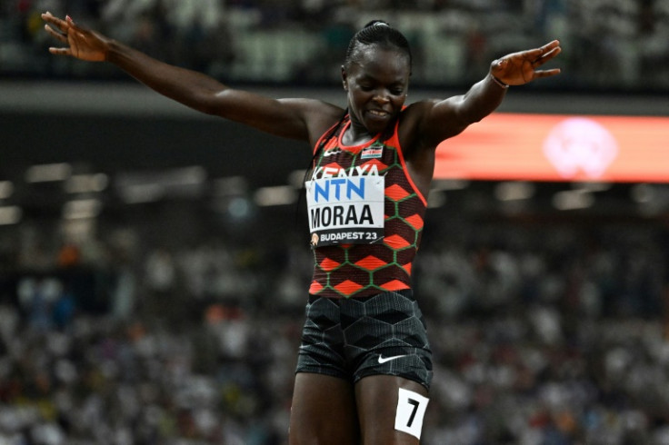 Dancing with the stars -- Kenya's Mary Moraa celebrated her 800m world title in style