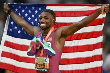 American sprint star Noah Lyles, celebrating his 200m finals triumph at the World Athletics Championships, was rebuked by NBA players after saying he was offended when teams call themselves "world champions" after winning NBA titles