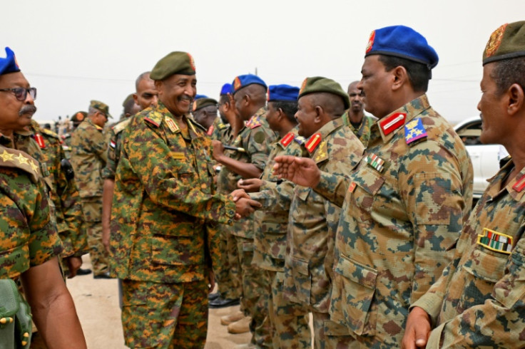 On Monday Burhan reviewed troops in Port Sudan and delivered a defiant speech vowing to end the "rebellion" by paramilitaries led by his rival and former deputy Mohamed Hamdan Daglo