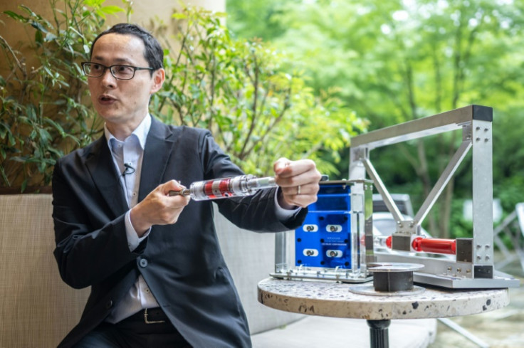 Kai Toyama, a structural engineering official at real estate giant Mori Building, discusses the buildings seismic anti-vibration systems