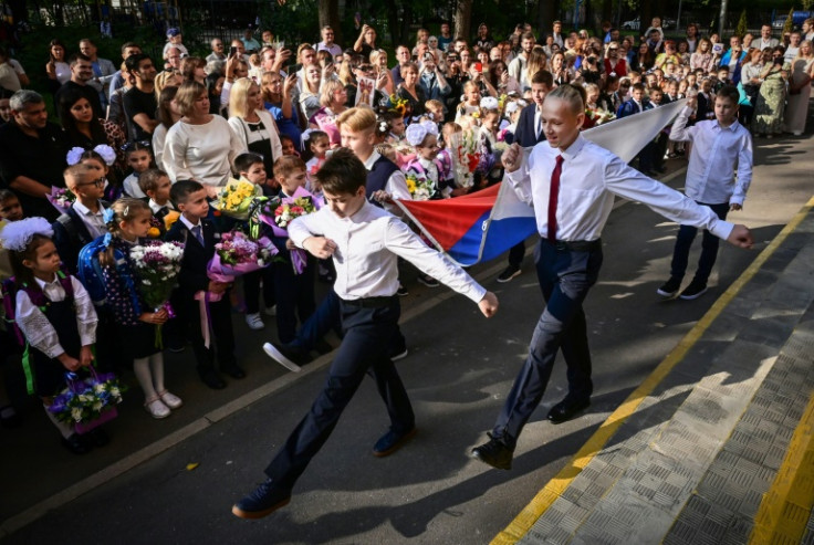 Teachers are also to use a new history textbook praising the offensive in Ukraine