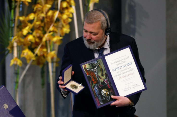 Nobel Prize co-recipient Dmitry Muratov has been added to Russia's list of foreign agents