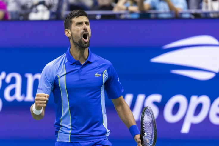 Novak Djokovic came from two sets behind to win a Grand Slam match for the eighth time