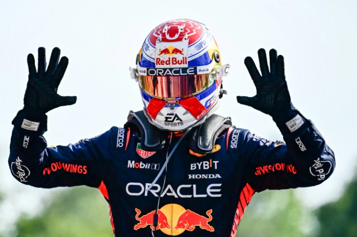 Max Verstappen made it a record-breaking 10 wins in a row at Monza on Sunday