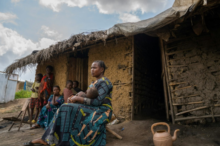 Justine is among 40,000 displaced persons taking refuge in Komanda, Ituri