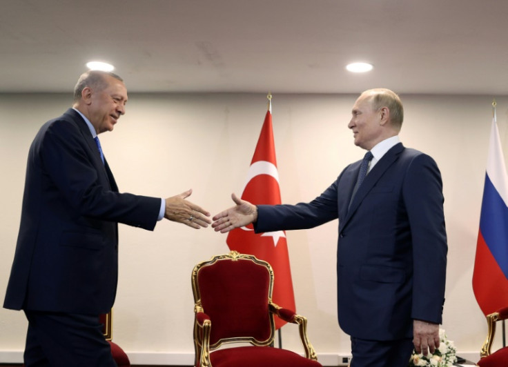 Turkish President Recep Tayyip Erdogan has good relations with Russia's Vladimir Putin