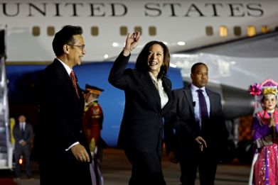 Vice President Kamala Harris is representing the United States at the summits in Southeast Asia