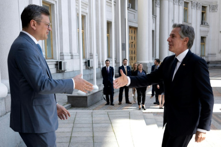 Kuleba greeted US Blinken on his arrival in Kyiv
