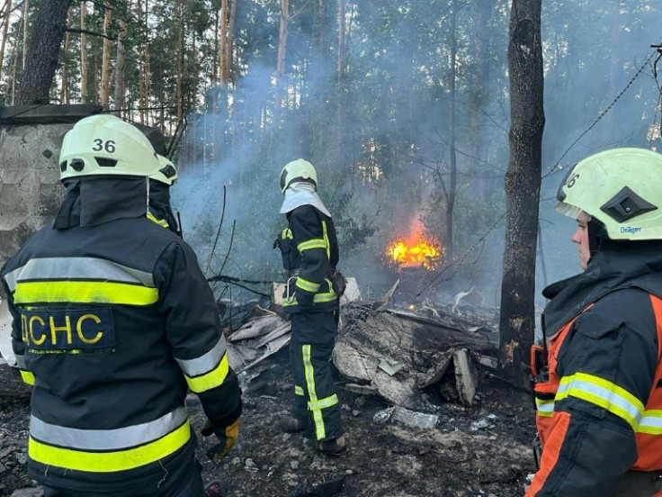 Hours before Blinken's arrival, Kyiv was targeted by a Russian missile strike