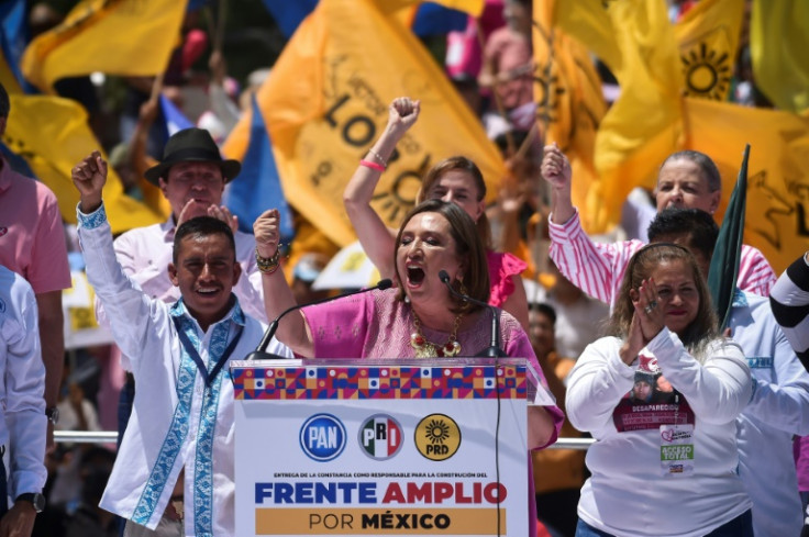 Xochitl Galvez, an outspoken businesswoman and senator, has been selected to represent Mexico's opposition coalition in next year's presidential election