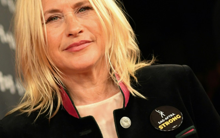 US actress-director Patricia Arquette supported her union at the premiere of "Gonzo Girl" during the Toronto International Film Festival