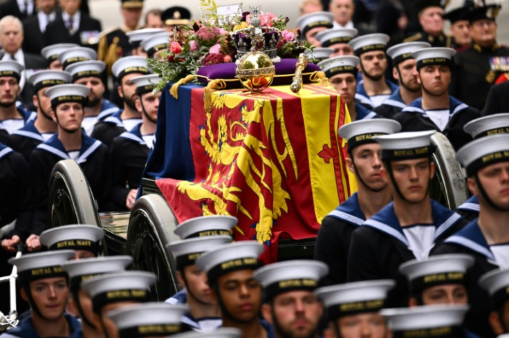 The private commemoration stands in contrast to the public mourning for the queen's funeral